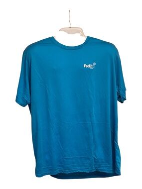 NWOT FedEx Office Blue DriFit Short Sleeve Tee Size 2XL